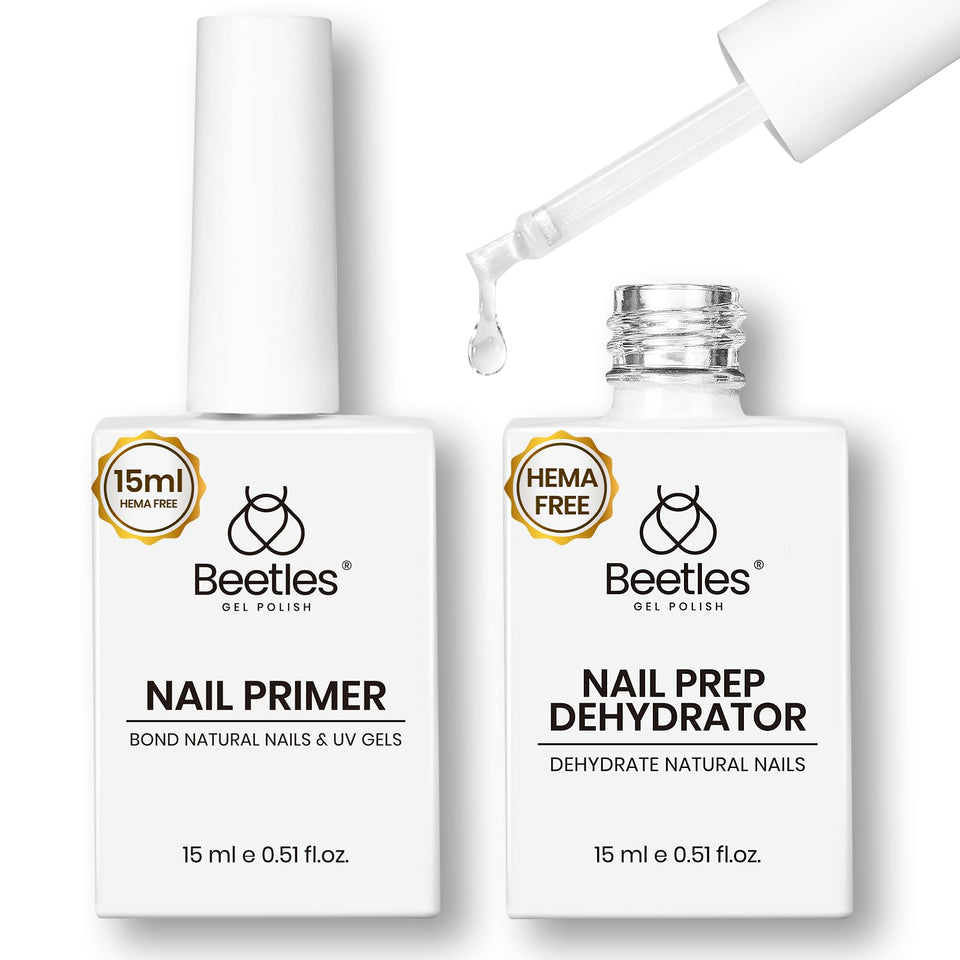 Beetles front packaging showing dehydrator and primer for strong adhesion