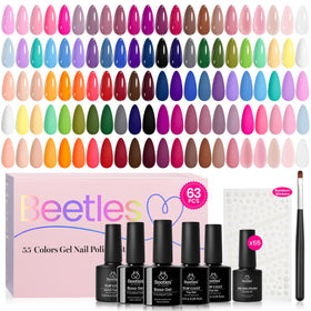 beetles front packaging showing full 63-piece kit and color variety benefit