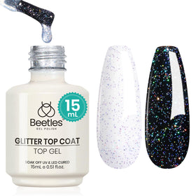 beetles front packaging showing glitter top coat for easy identification and gifting