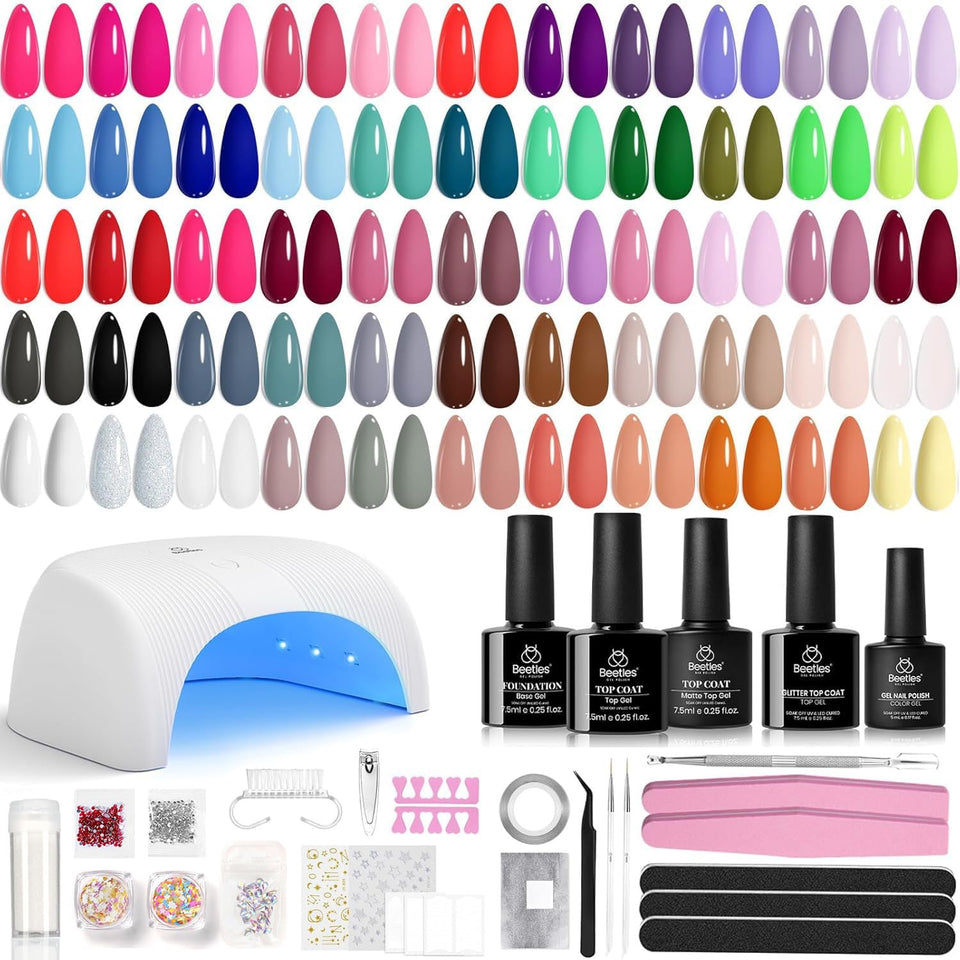 beetles front packaging showing full 81-piece kit and vibrant colors, ideal for gifting
