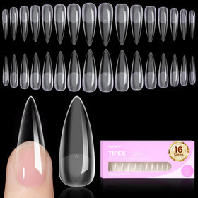 Beetles front packaging showing long stiletto tips and quick benefits