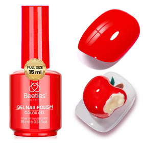 Beetles bottle front packaging showing vivid red and easy identification