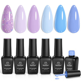 beetles front packaging showing six bottles for on-trend pastel manicure