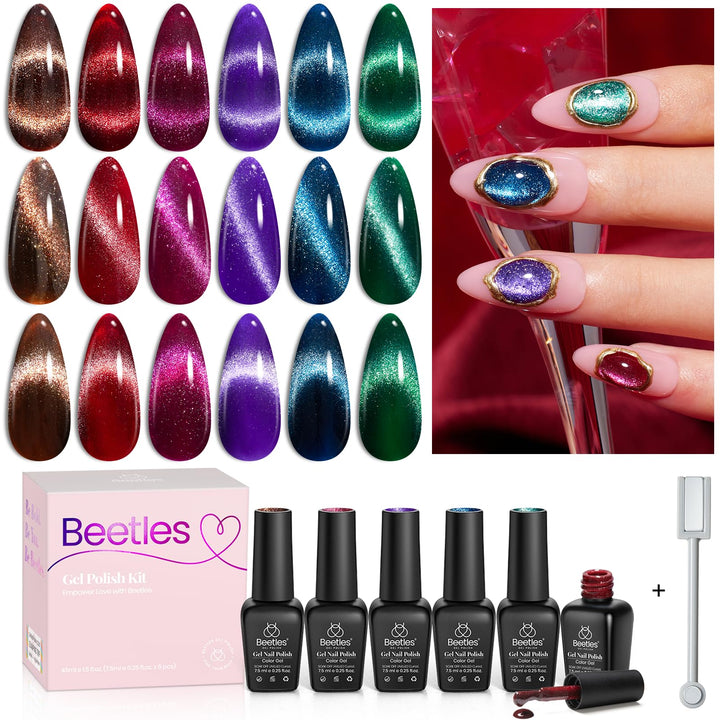 beetles front packaging showing six bottles and magnet for standout gift