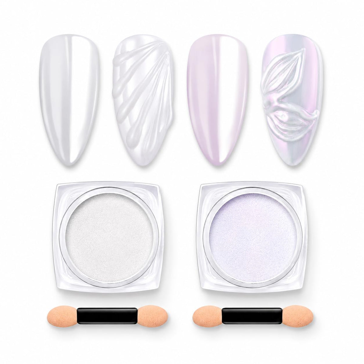 Beetles brand front packaging showing white and purple pearl duo benefits
