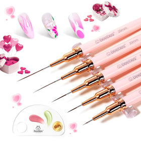 Beetles Gel Polish front packaging showing all included brushes and accessories for neat storage
