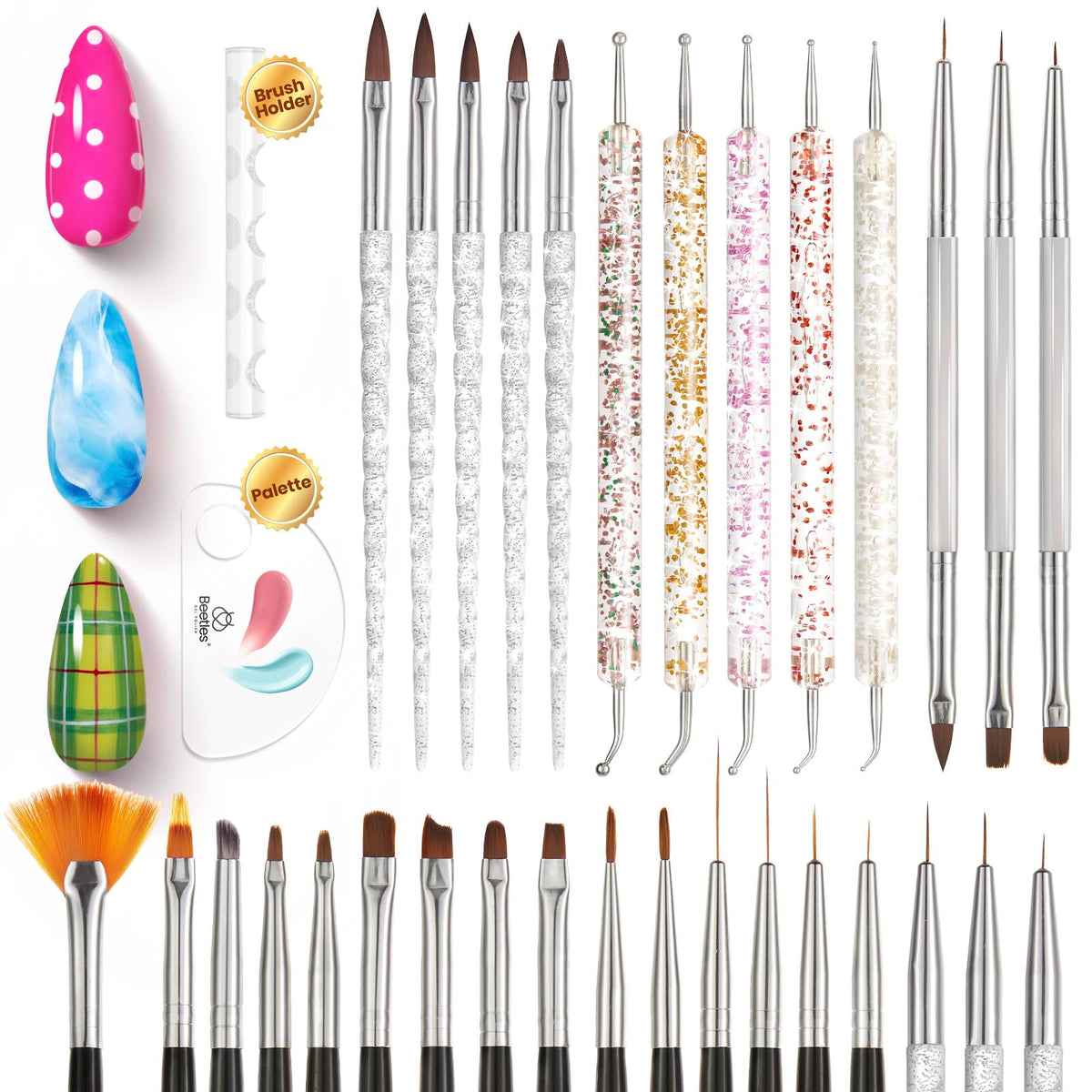 beetles front packaging showing full 31-piece kit and organized layout benefit clarity