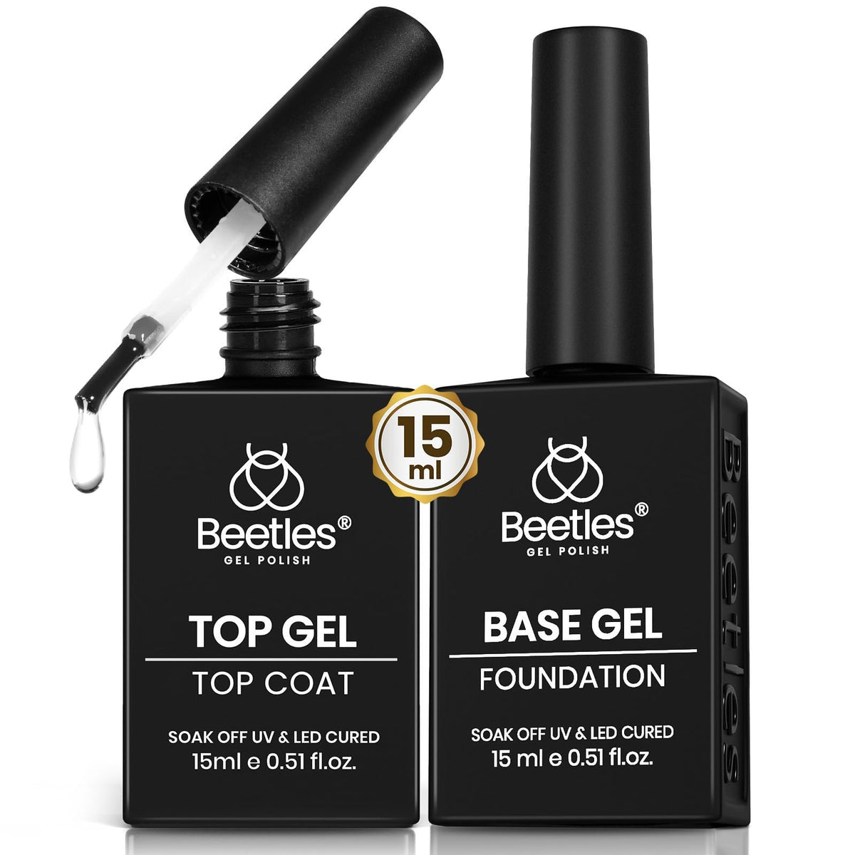 Beetles front packaging showing both 15ml bottles and branding for easy identification