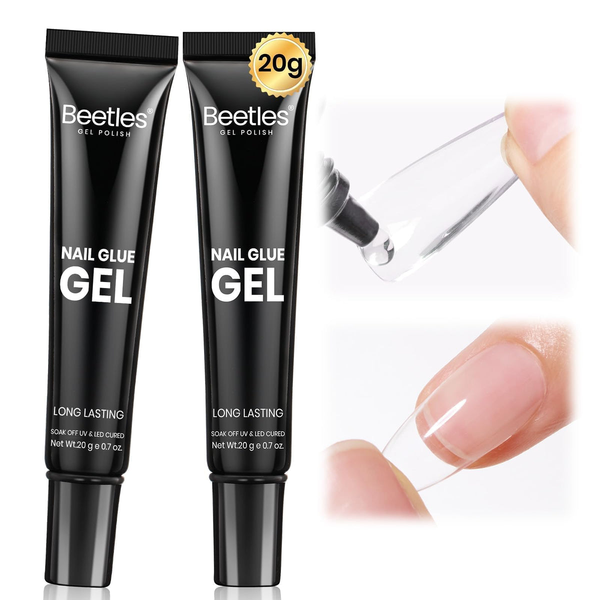 beetles front tubes showing product and packaging for clear fast bonding