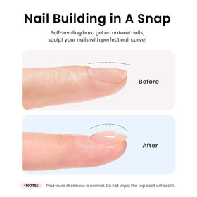 Beetles gel texture on brush demonstrating smooth application and control