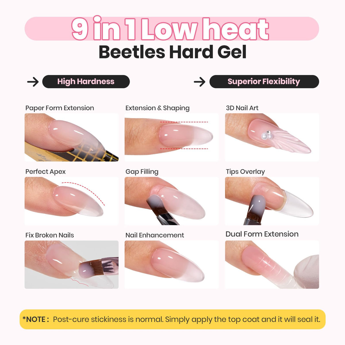 beetles gel on nail form in salon enabling precise sculpting benefit