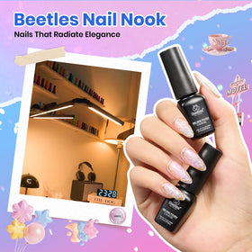 Beetles Gel Polish close-up of cat eye texture delivering magnetic stripe effect