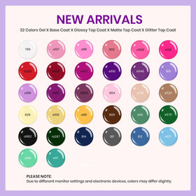 beetles gel polish swatch array showing accurate shades for easy selection