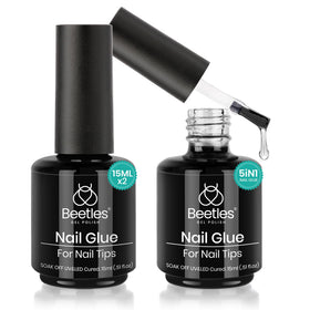 Beetles Gel Polish front packaging showing dual 15ml bottles and kit benefits