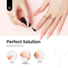 Beetles Gel Polish manicure setup with lamp for professional-looking results