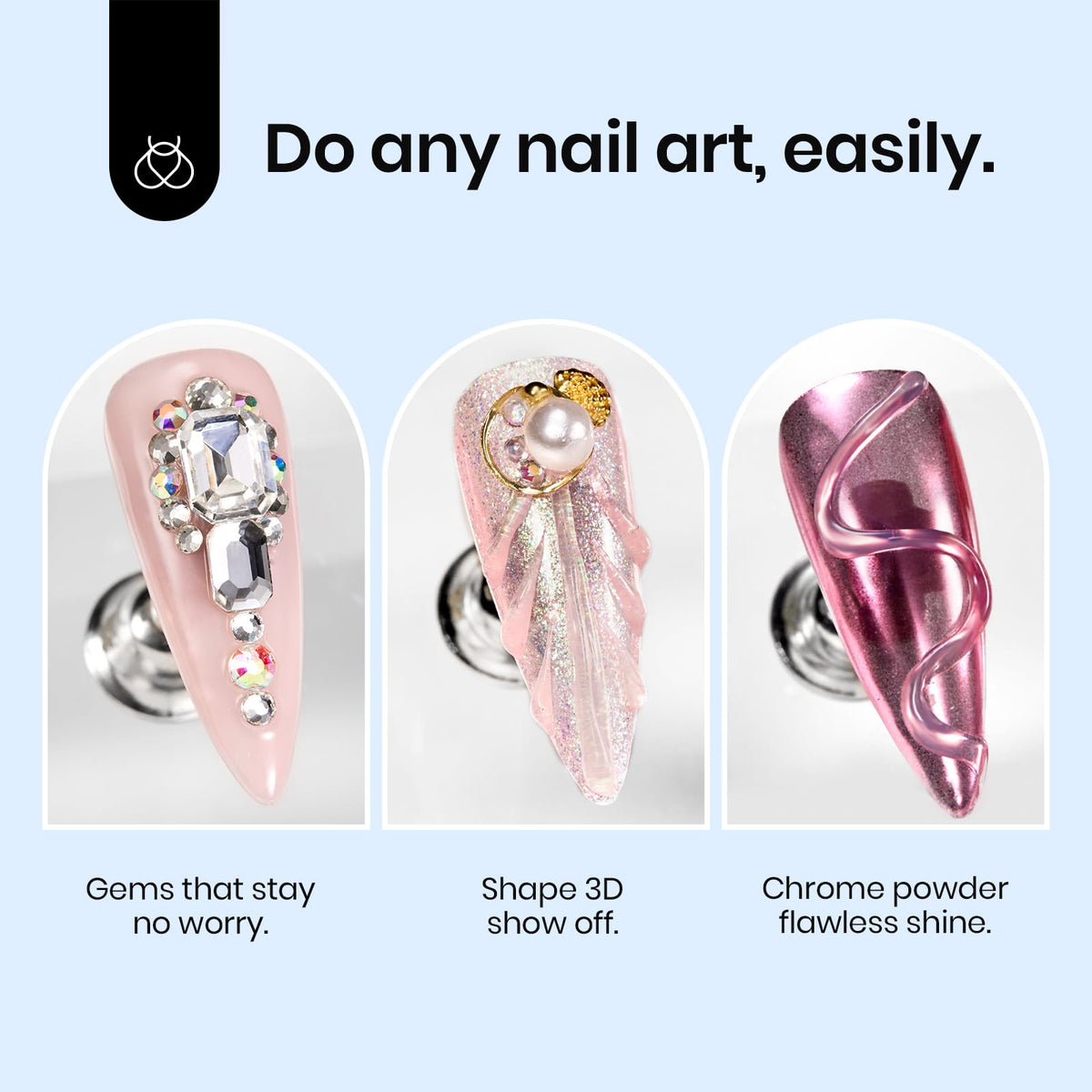 Beetles Gel Polish precision nozzle close-up for accurate sculpting and controlled flow