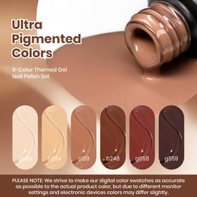 beetles Gel Polish open bottles overhead displaying color variety and creamy texture