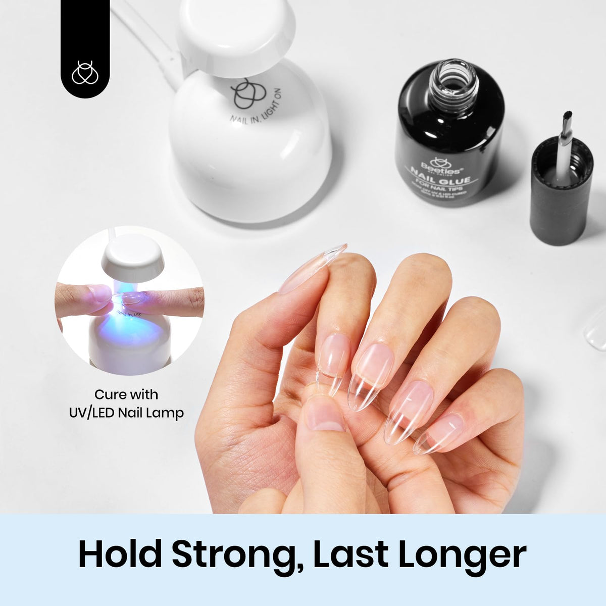 Beetles Gel Polish gel texture blob illustrating viscosity for building apex and slip