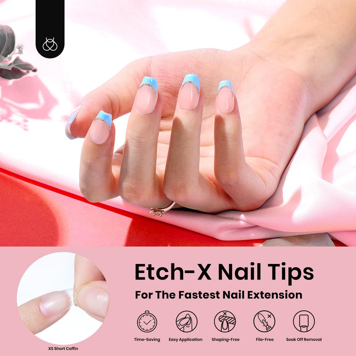 beetles Gel Polish sturdy tip thickness and edge detail for durability