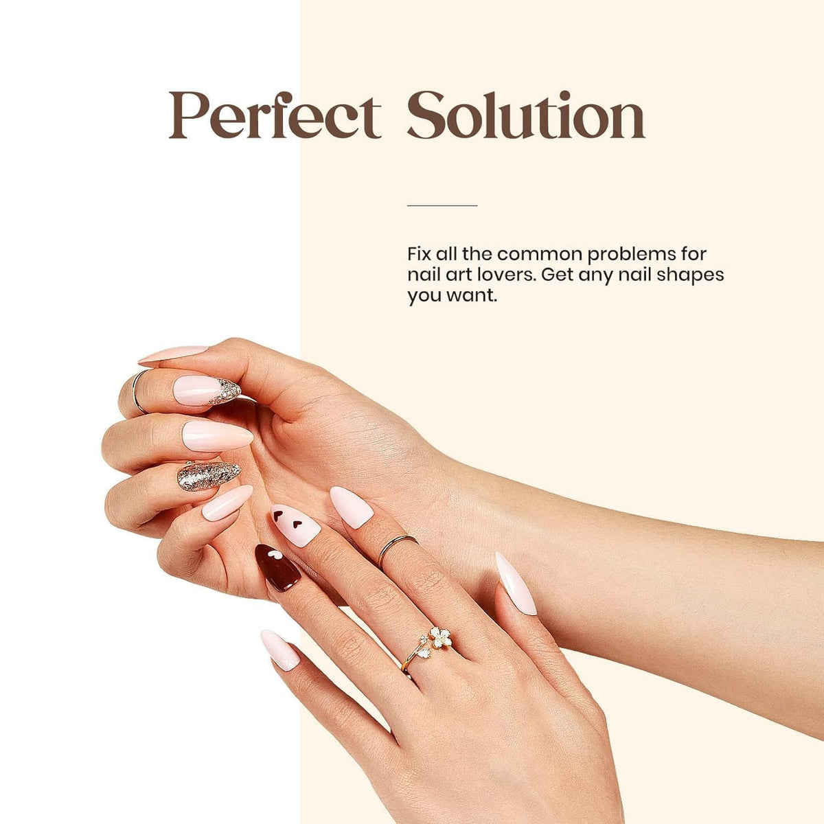 beetles gel set applied on hand showcasing long-lasting shine and even coverage