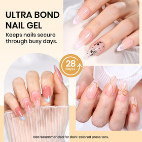 Beetles Gel Polish close texture shot of thick clear gel for precise sculpting