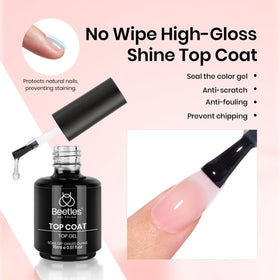 Beetles jelly nude gel texture close-up showing thick sculpting consistency