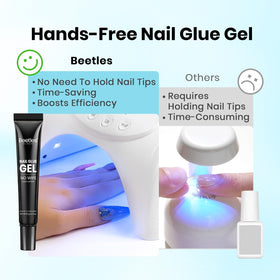 Beetles gel texture swirl showing smooth medium-thick consistency benefits