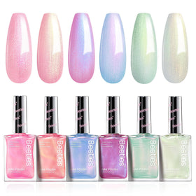 Beetles gift box lifestyle shot showing set as present-ready manicure option