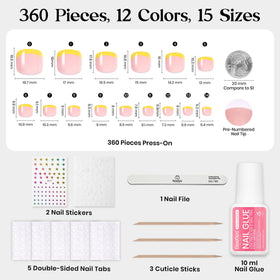 beetles size chart and selection demonstrating 15 sizes for accurate toe fit