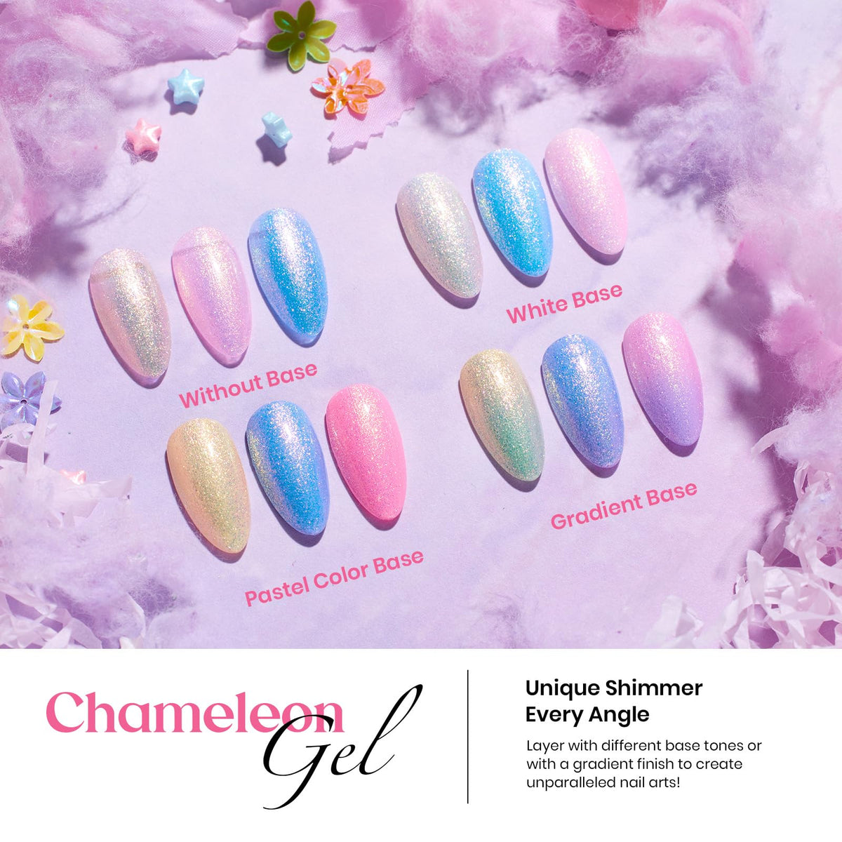 beetles glossy topcoat shine swatch illustrating mirror-like finish