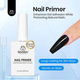 Beetles glue bottle close-up highlighting precision tip and easy application benefit