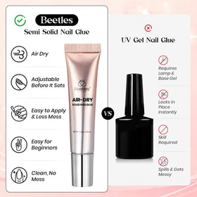 Beetles Gel Polish label detail showing usage tips and product information
