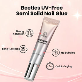 Beetles Gel Polish close-up of semi-solid glue texture for precise control