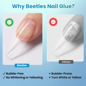 beetles Gel Polish bottle next to coin for size-scale comparison and travel-friendly benefit