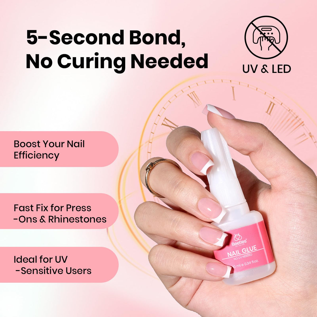 beetles gel polish texture close-up showing viscous gel consistency for strong bond benefit