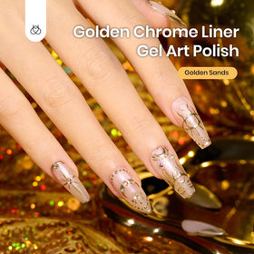 Beetles built-in thin brush close-up for precise fine-line nail art