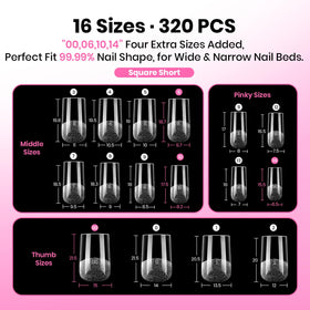 Beetles half-matte clear tip detail showing natural finish for easy customization