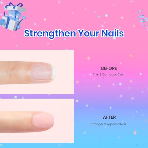 Beetles Gel Polish on model hand in natural French look, durable flexible wear