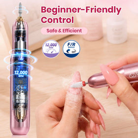 Beetles handpiece detail with textured grip for better control