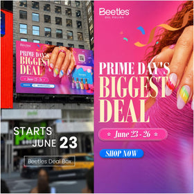 beetles hands wearing pastel nails illustrating long-lasting salon-like finish