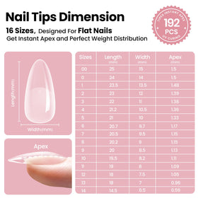 Beetles Gel Polish application demo pressing tip on natural nail for quick sets