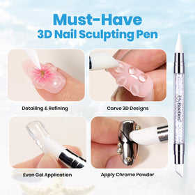 Beetles in-use shot of hand sculpting a shell design offering beginner-friendly control