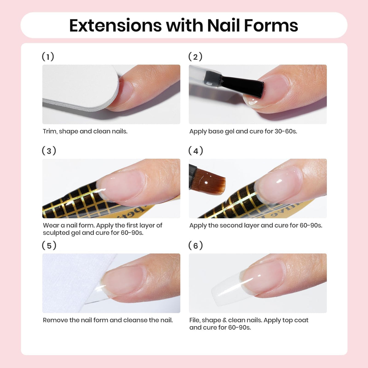 beetles cured long nails finished look showing glossy durability and high-hardness wear