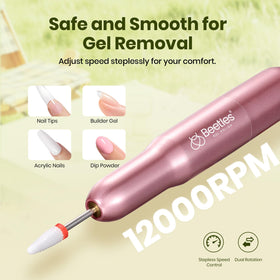 beetles Gel Polish UV LED lamp curing finished nails for long-lasting shine and durability