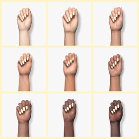 beetles color swatch palette including Lemon Cheese for easy shade comparison benefit