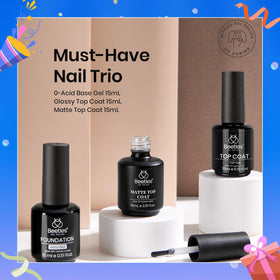 beetles finished manicure lifestyle image showing glossy and matte finishes for style versatility
