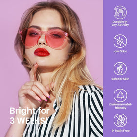 Beetles hands-with-manicure in lifestyle setting illustrating finished nails and wearable results benefit