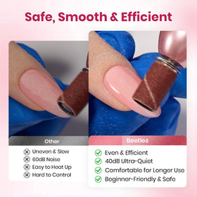 Beetles lifestyle manicure setup supporting salon-style results