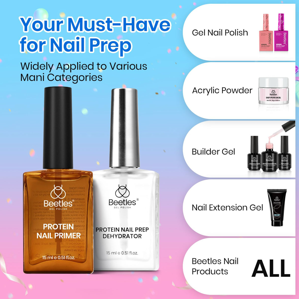 Beetles kit on salon counter among tools showing professional setup and salon-grade bonding benefit