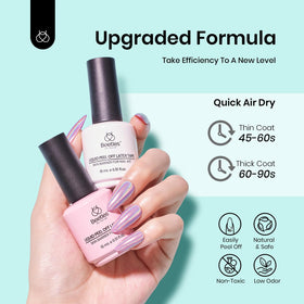 Beetles Liquid Latex applied on cuticle protecting skin from polish benefit